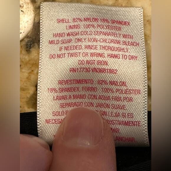 Xhilaration Women's Size Small Swimsuit - Bikini in Black and Pink - Picture 4 of 5